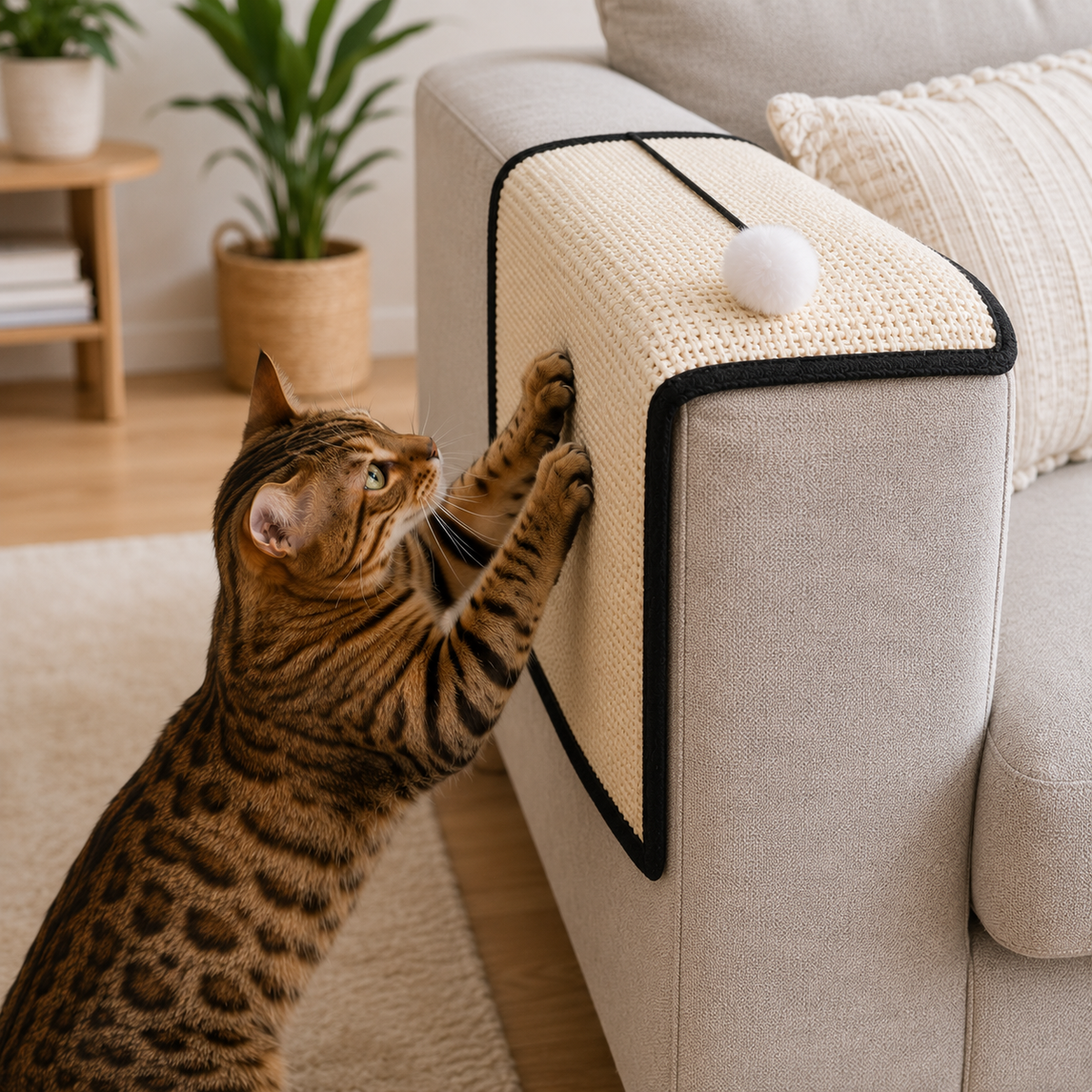 Griffoir pour Chat en Sisal Naturel