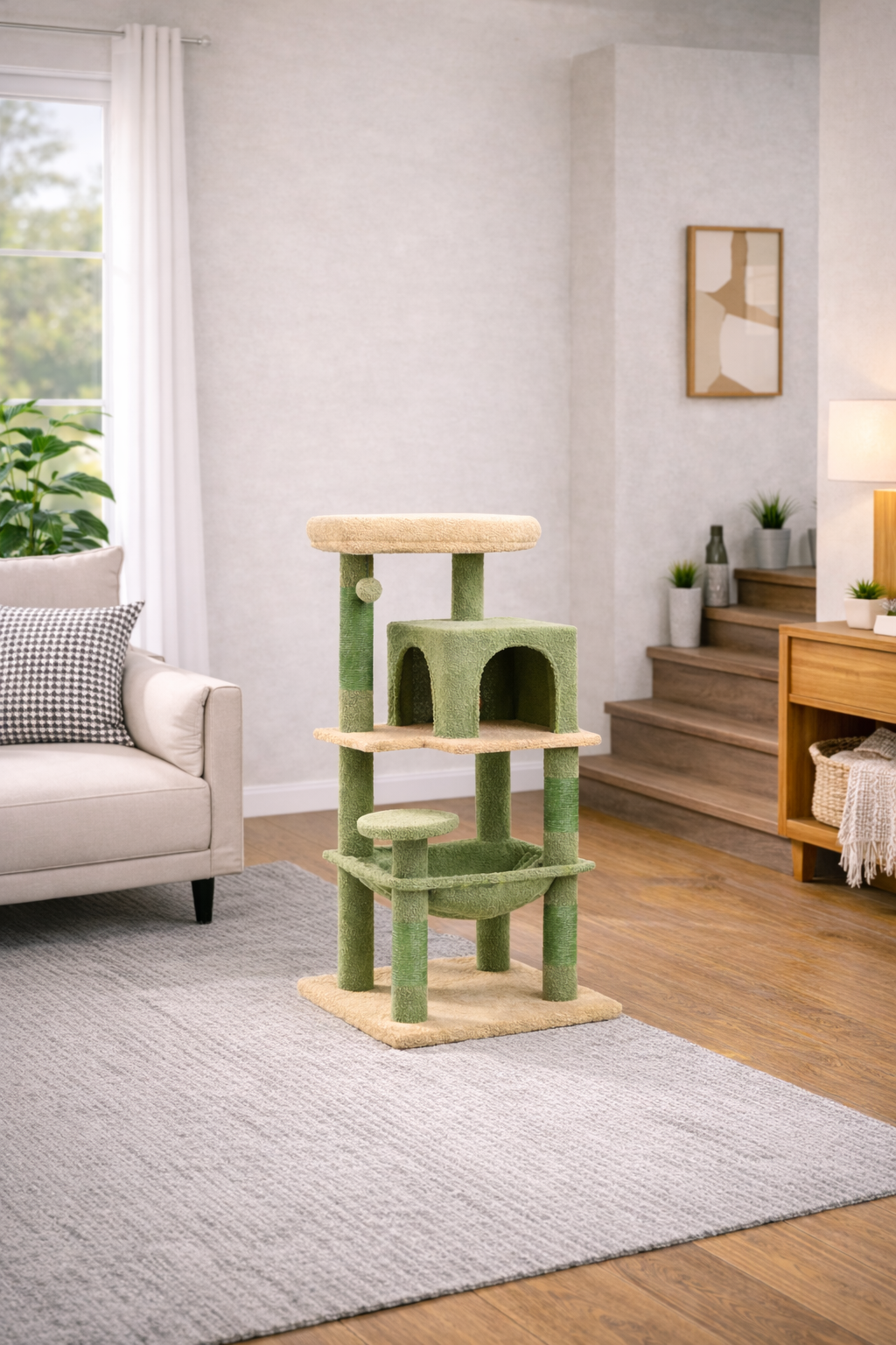 Petit Arbre à chat avec Hamac et Niche