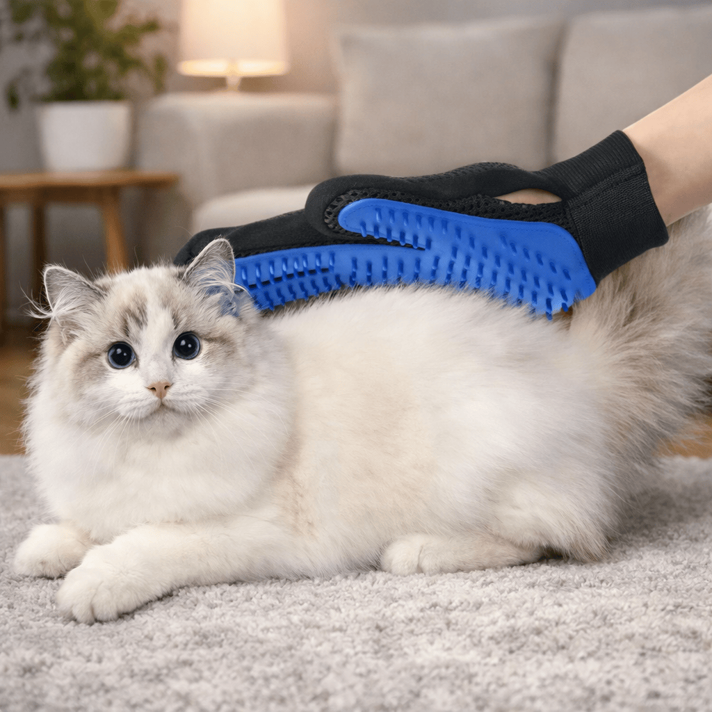 Gant de Toilettage Gauche et Droite pour Chat