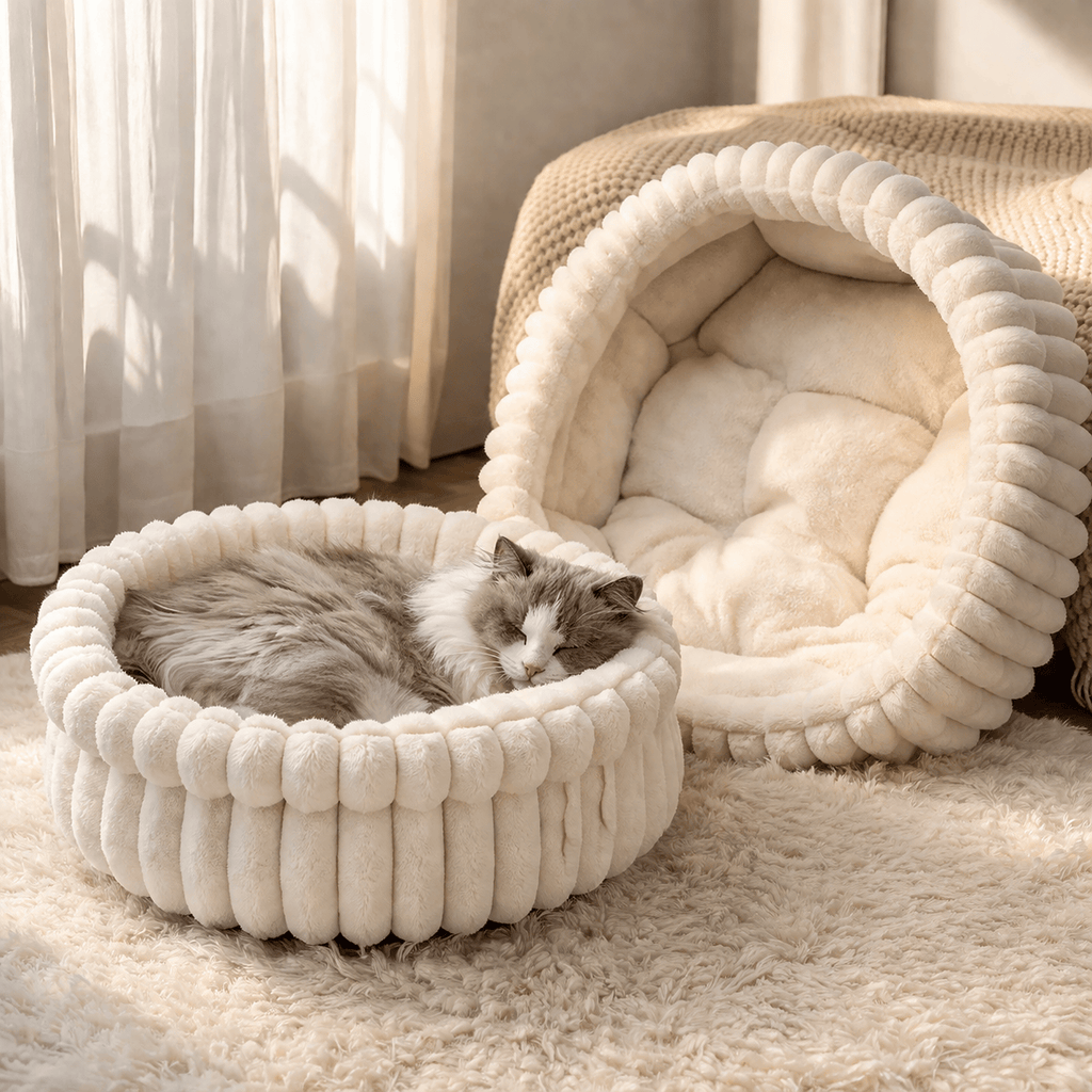 Nid d'Hiver Douillet pour Chat