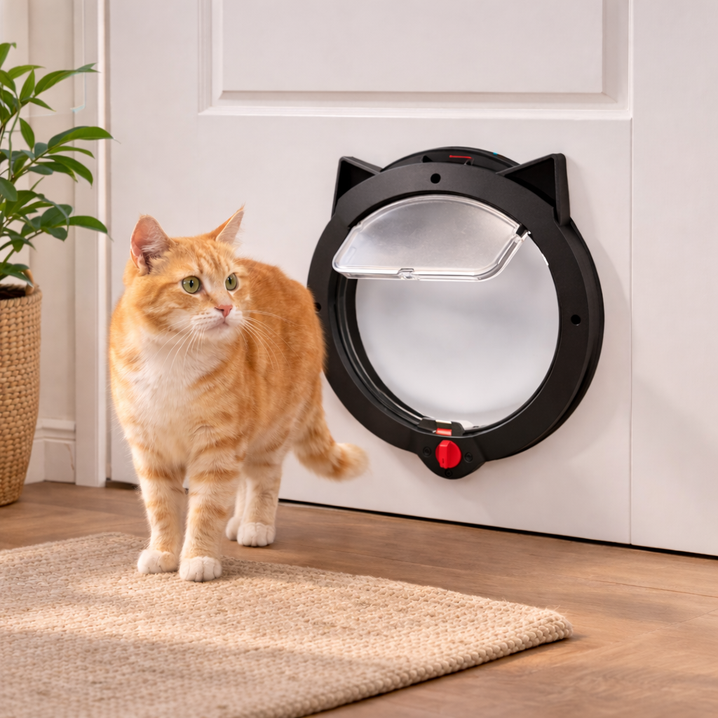 Porte d'Entrée et de Sortie pour Chat