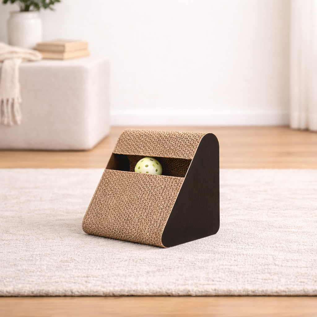 Griffoir pour Chat Triangle avec Balles