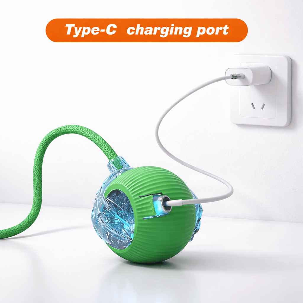 Balle Interactive pour Chat Rechargeable