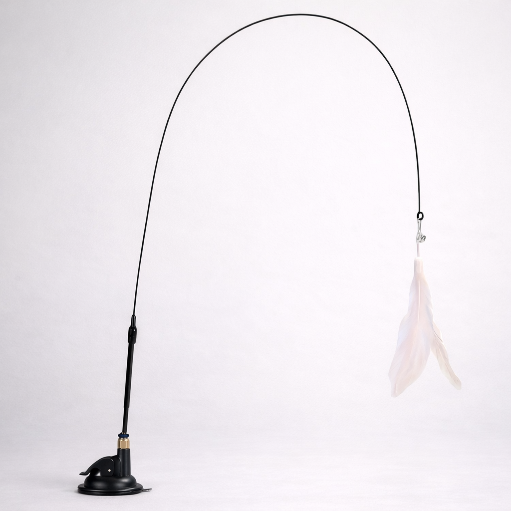 Baguette à Clochette et Plumes pour Chat