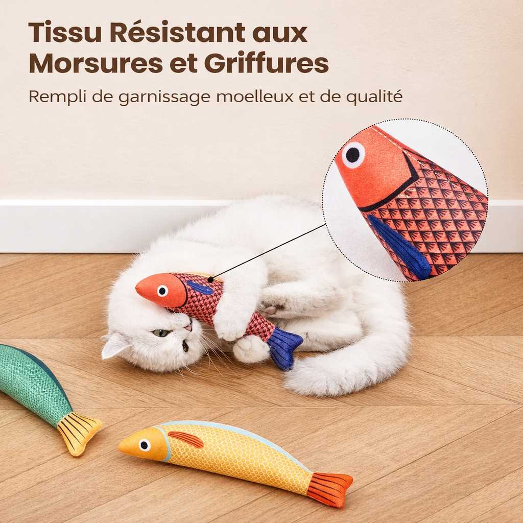 Poisson en Coton pour Chat