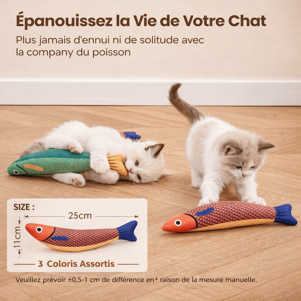Poisson en Coton pour Chat