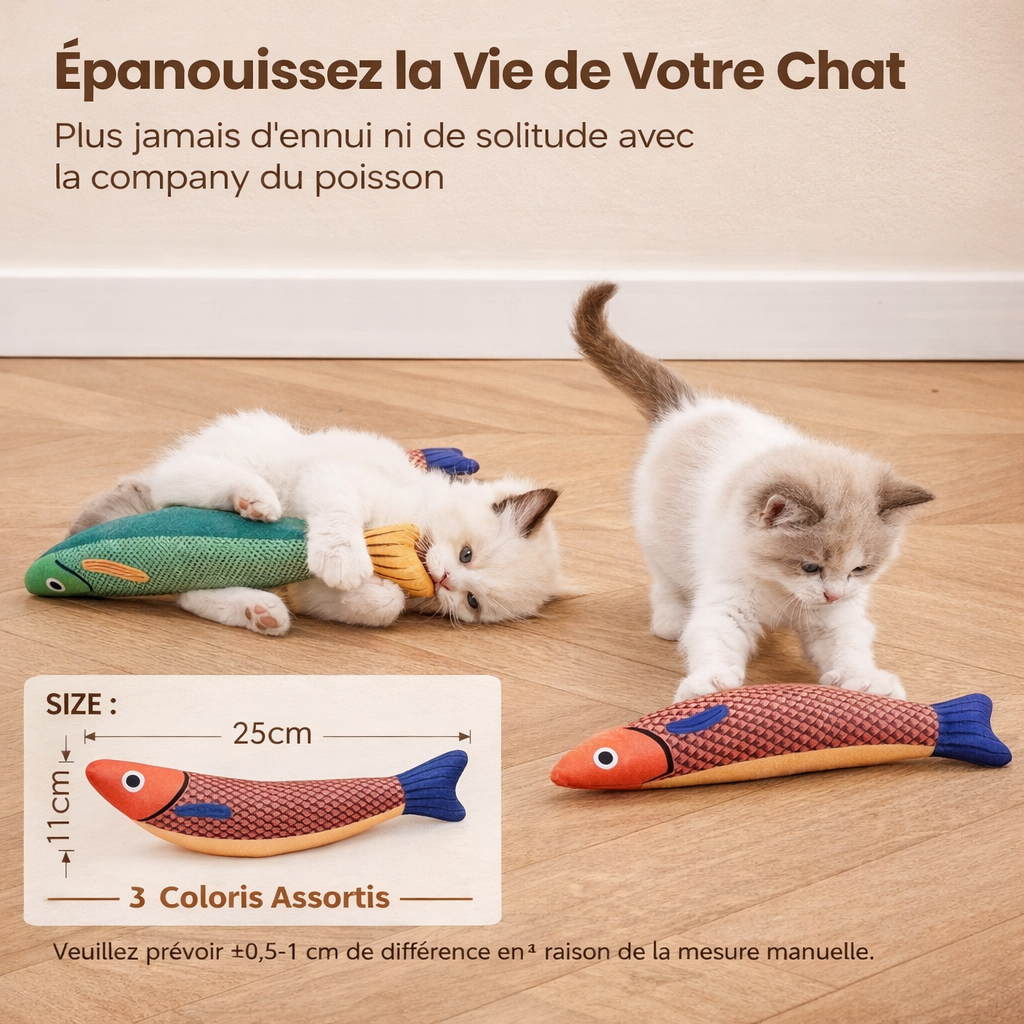 Poisson en Coton pour Chat