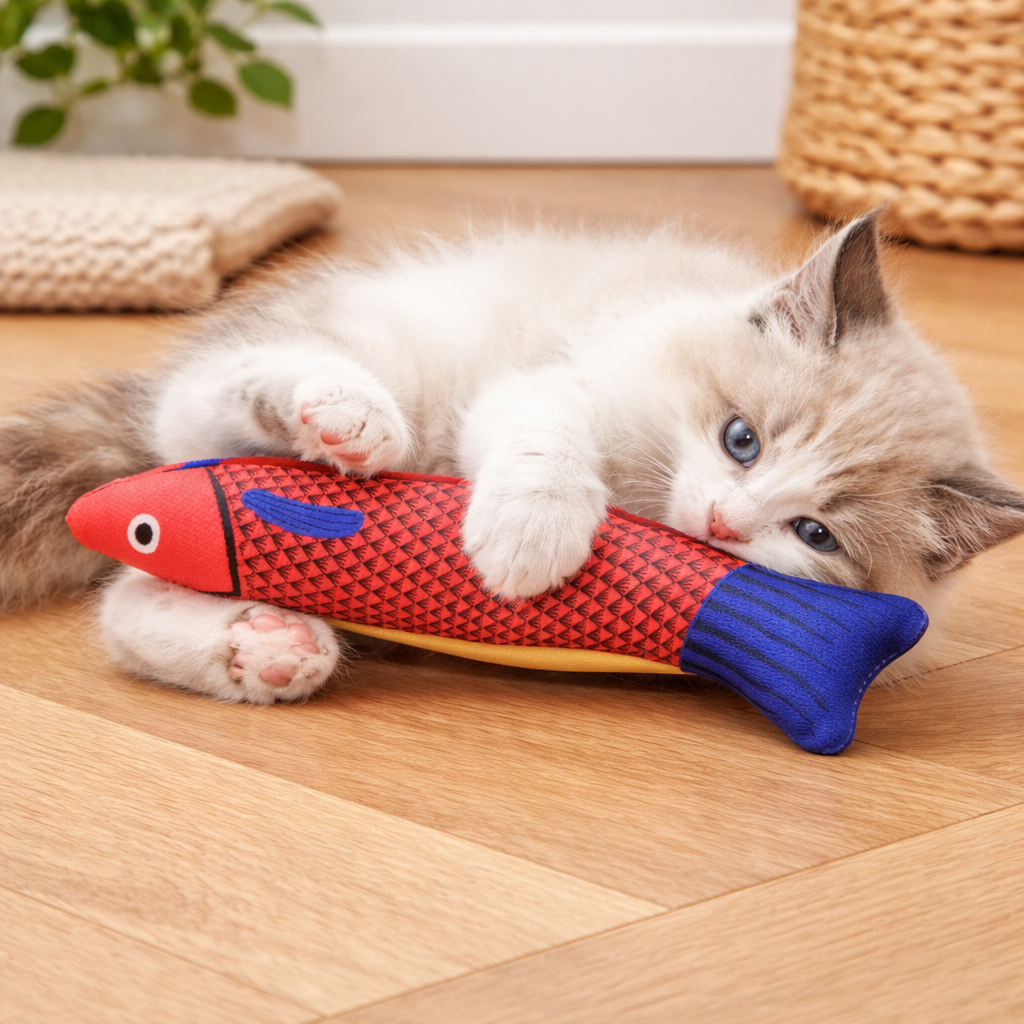 Poisson en Coton pour Chat