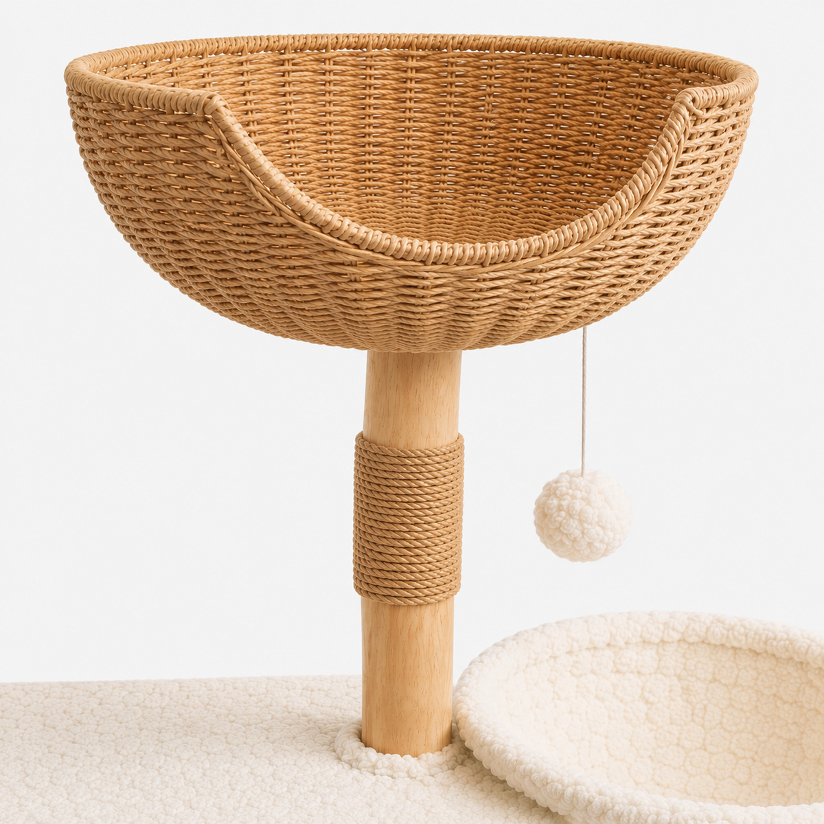 Petit Arbre à Chat de Luxe avec Niche