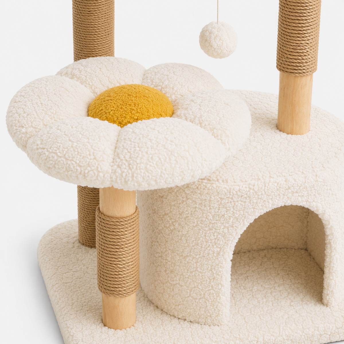 Petit Arbre à Chat de Luxe avec Niche