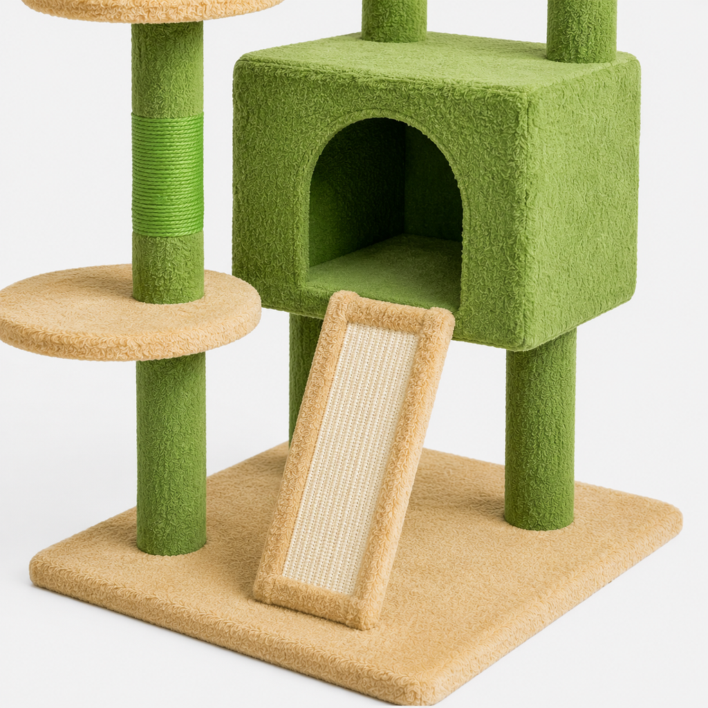 Arbre à Chat Ajustable en Sisal