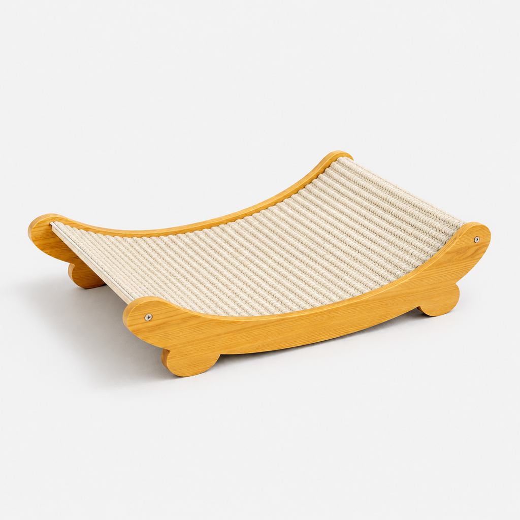 Griffoir pour Chat en Bois Multifonction