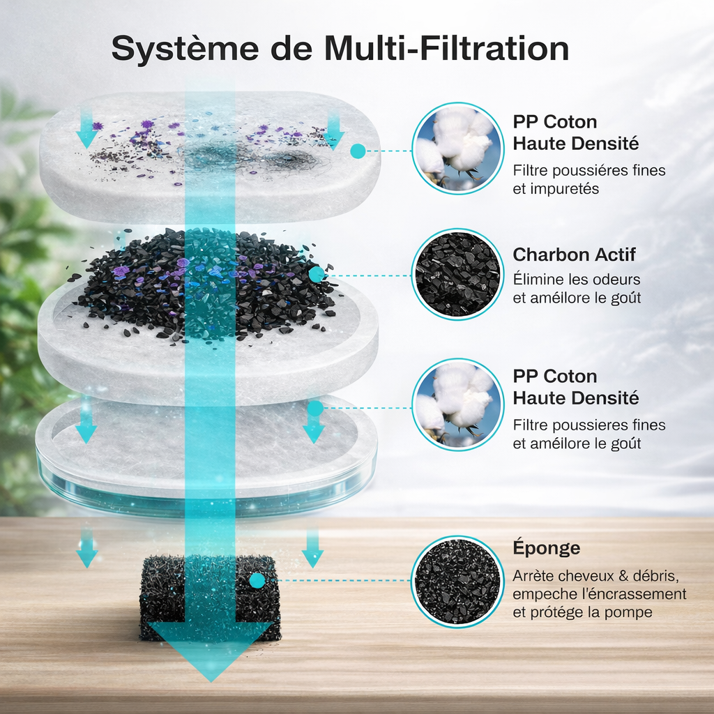 Fontaine à Eau Inox Automatique 2,2L