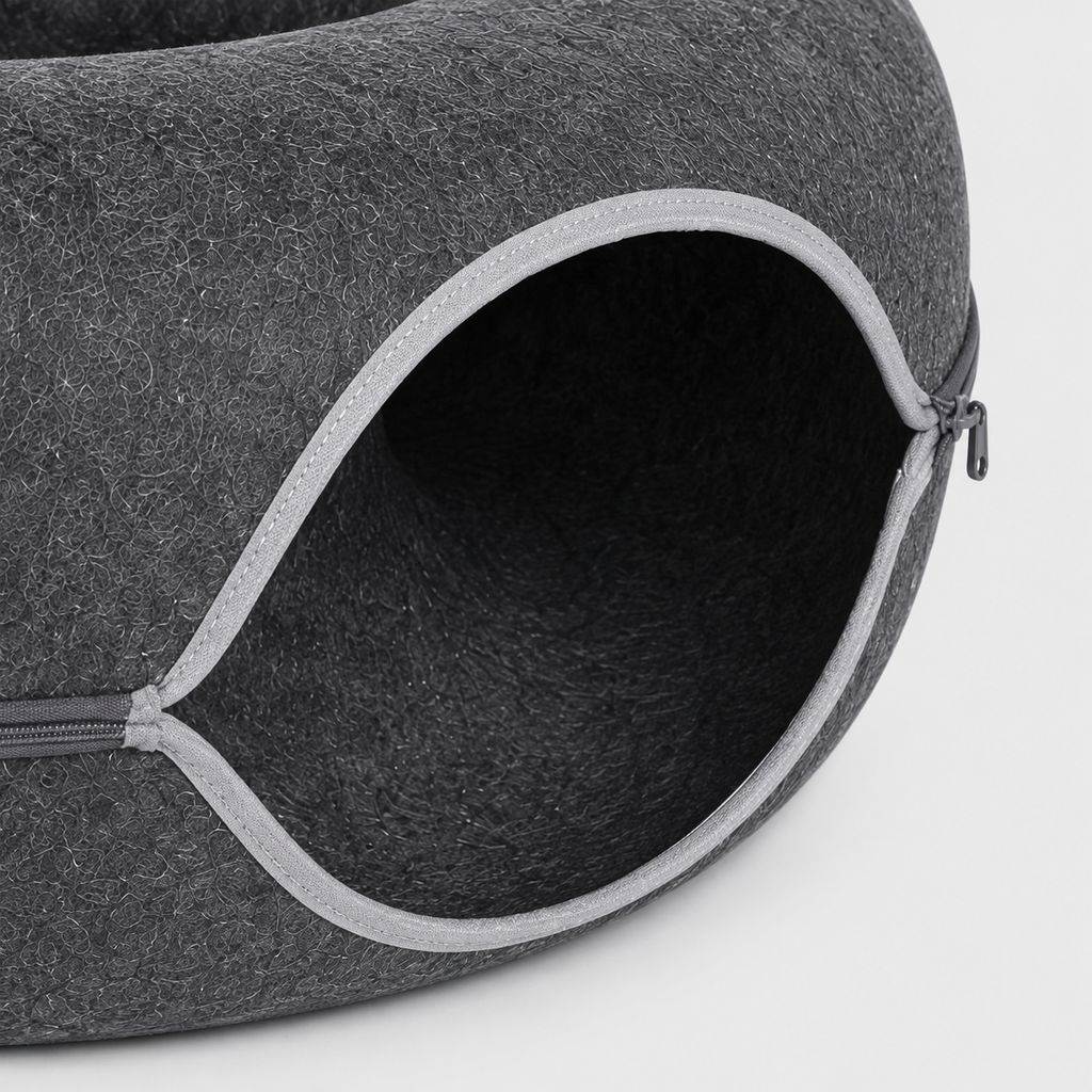 Panier-Lit en Forme de Donut pour Chats