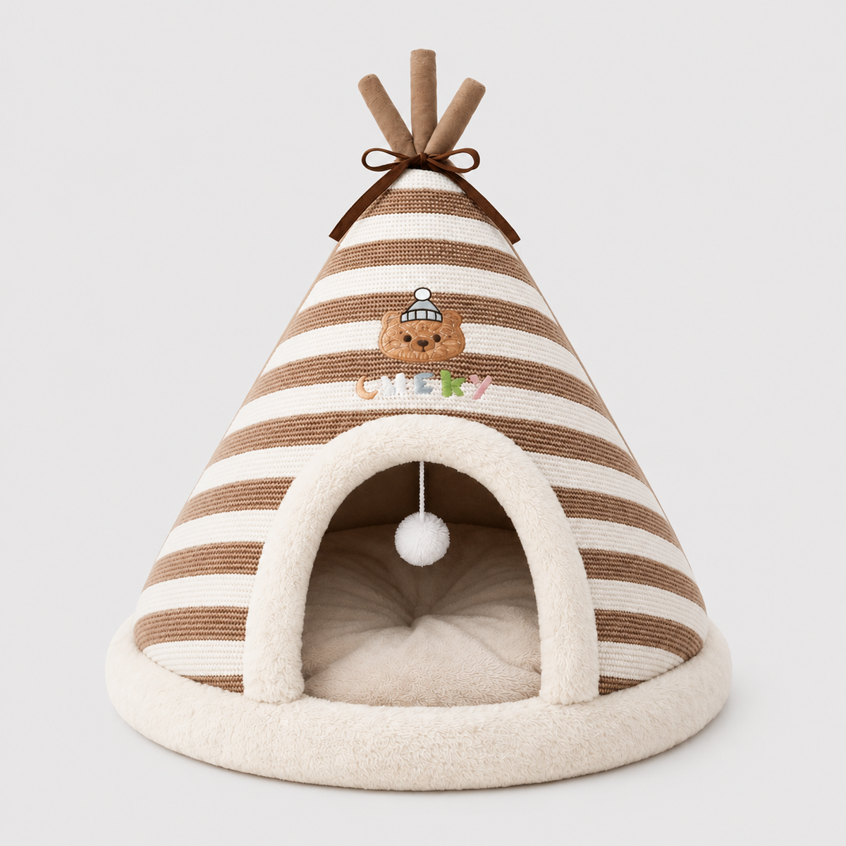 Maisonnette-Tente Chaude en Peluche pour Chat