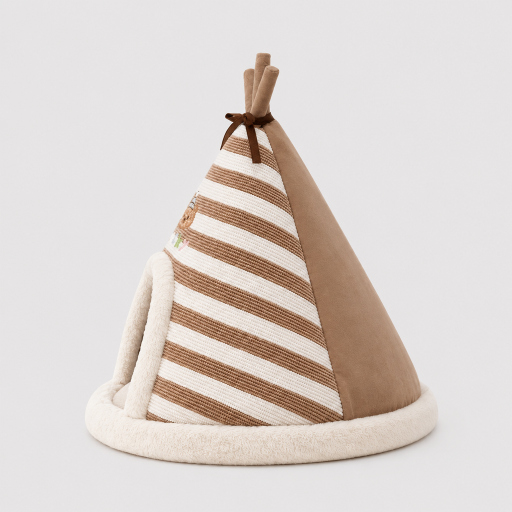 Maisonnette-Tente Chaude en Peluche pour Chat