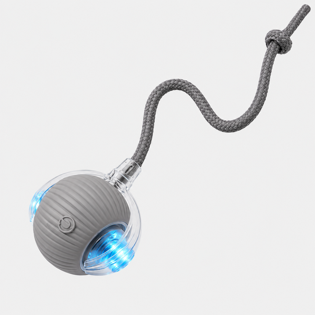 Balle Interactive pour Chat Rechargeable