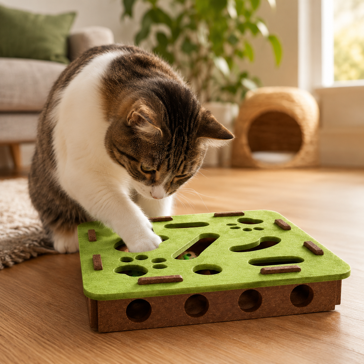 Boîte à Puzzle pour Chat