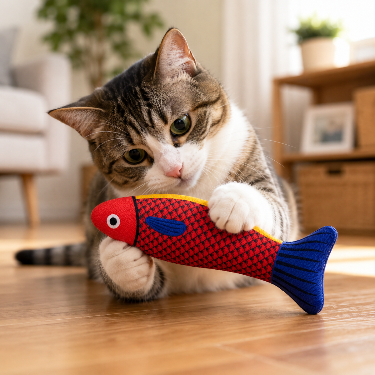 Poisson en Coton pour Chat