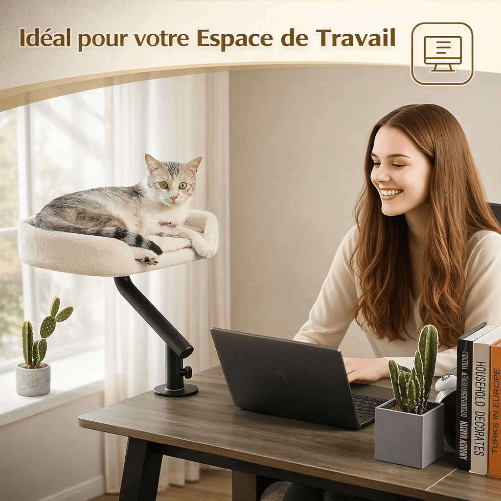 Lit de Bureau pour Chat