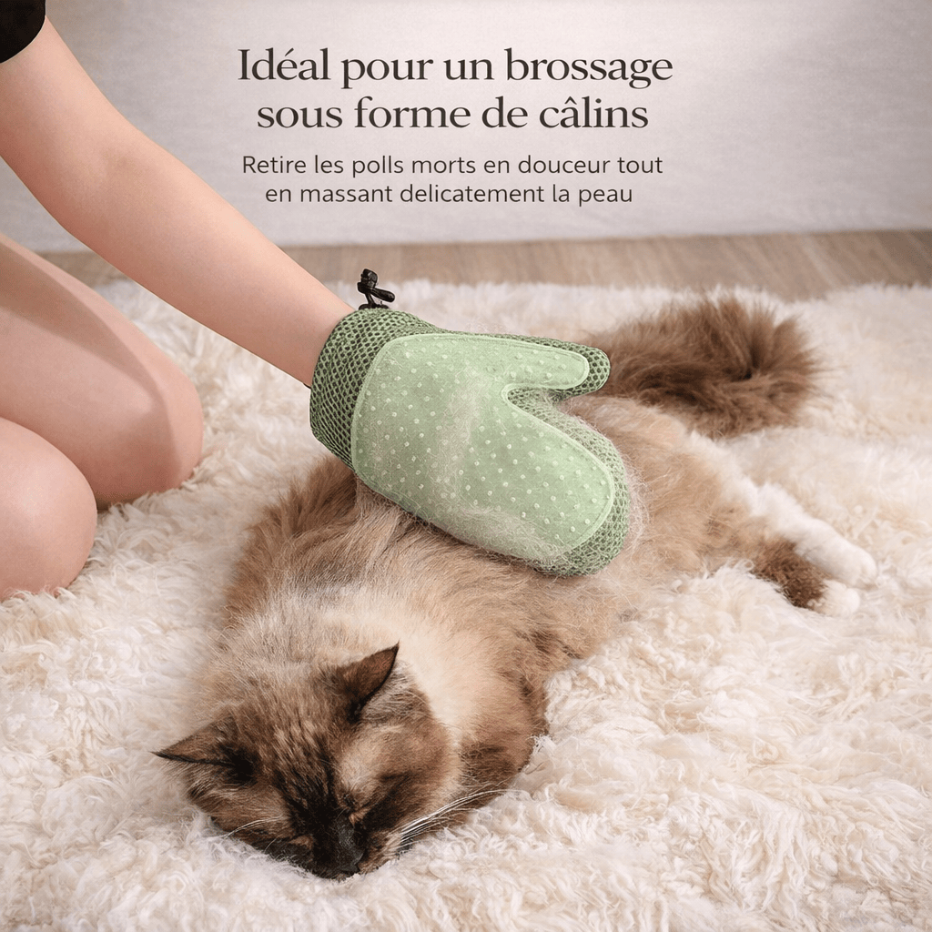 Gant de Toilettage pour Chat