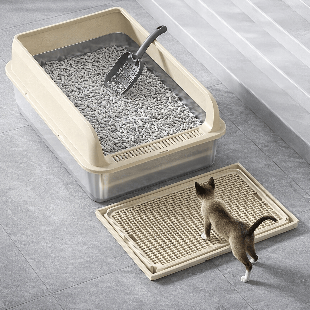 Tapis de Litière Imperméable pour Chat