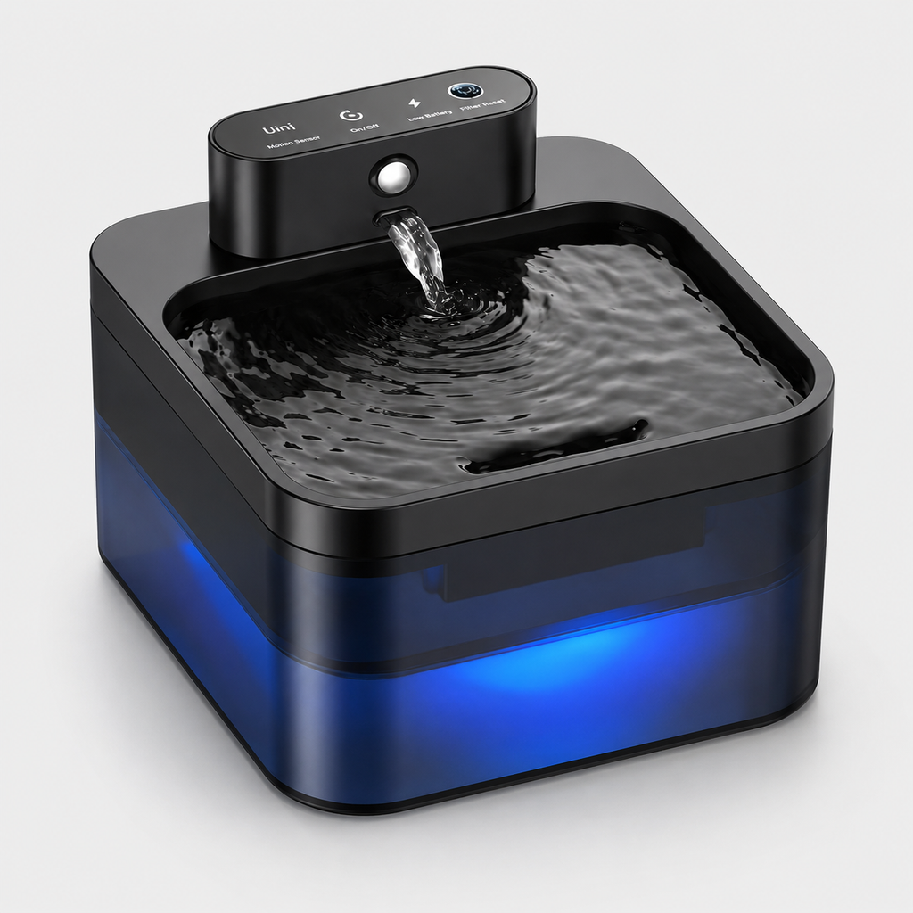 Fontaine à Eau Automatique Sans Fil 2.2L
