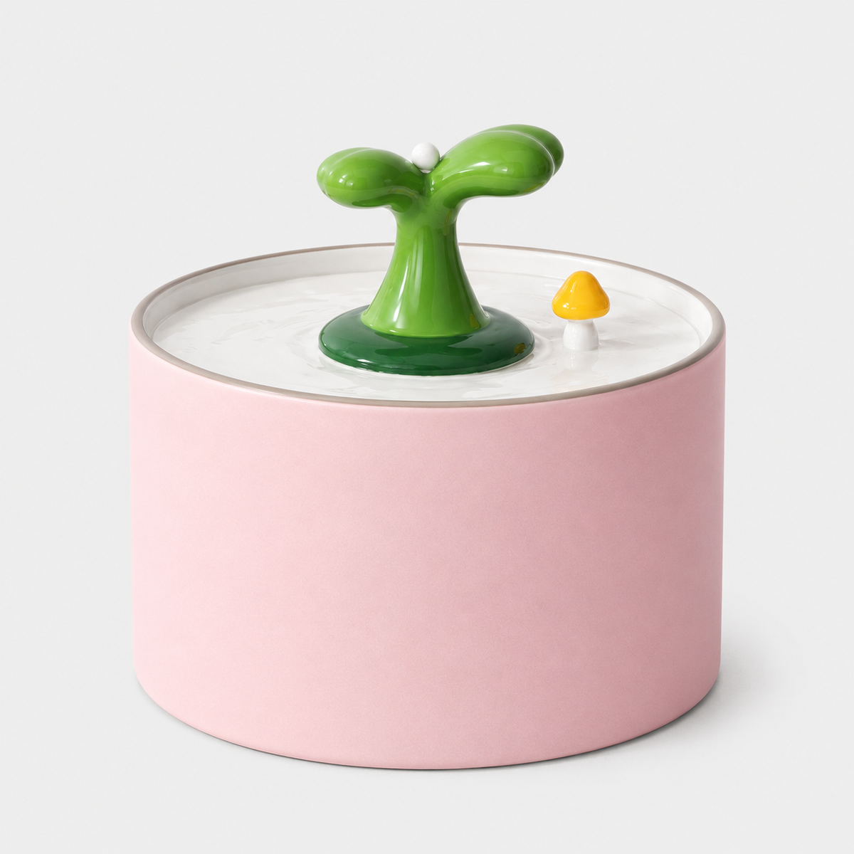 Fontaine à Eau Automatique en Céramique Grande Capacité 1,5L