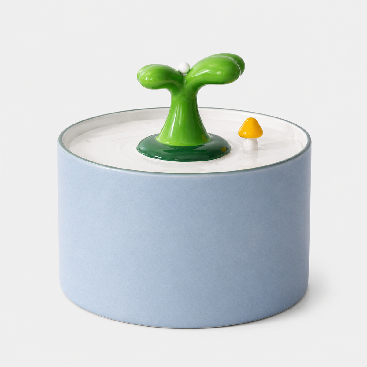 Fontaine à Eau Automatique en Céramique Grande Capacité 1,5L