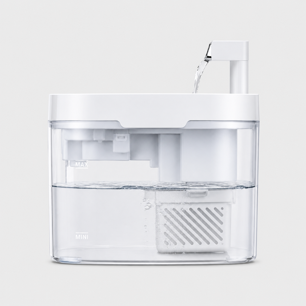 Fontaine à Eau Transparente et Intelligente 1,5L