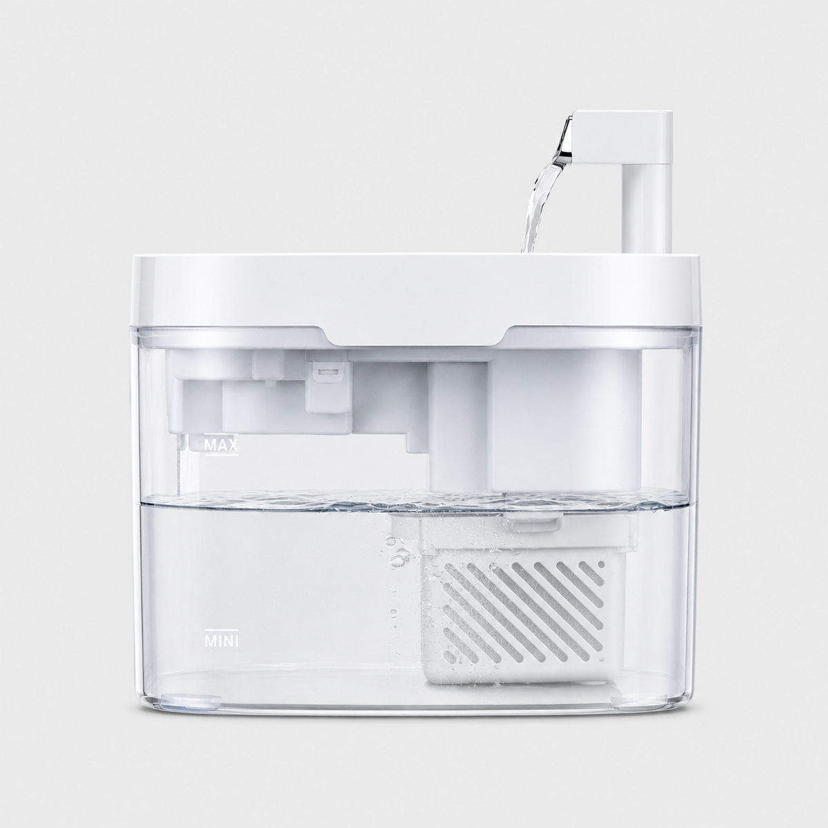 Fontaine à Eau Transparente et Intelligente 1,5L