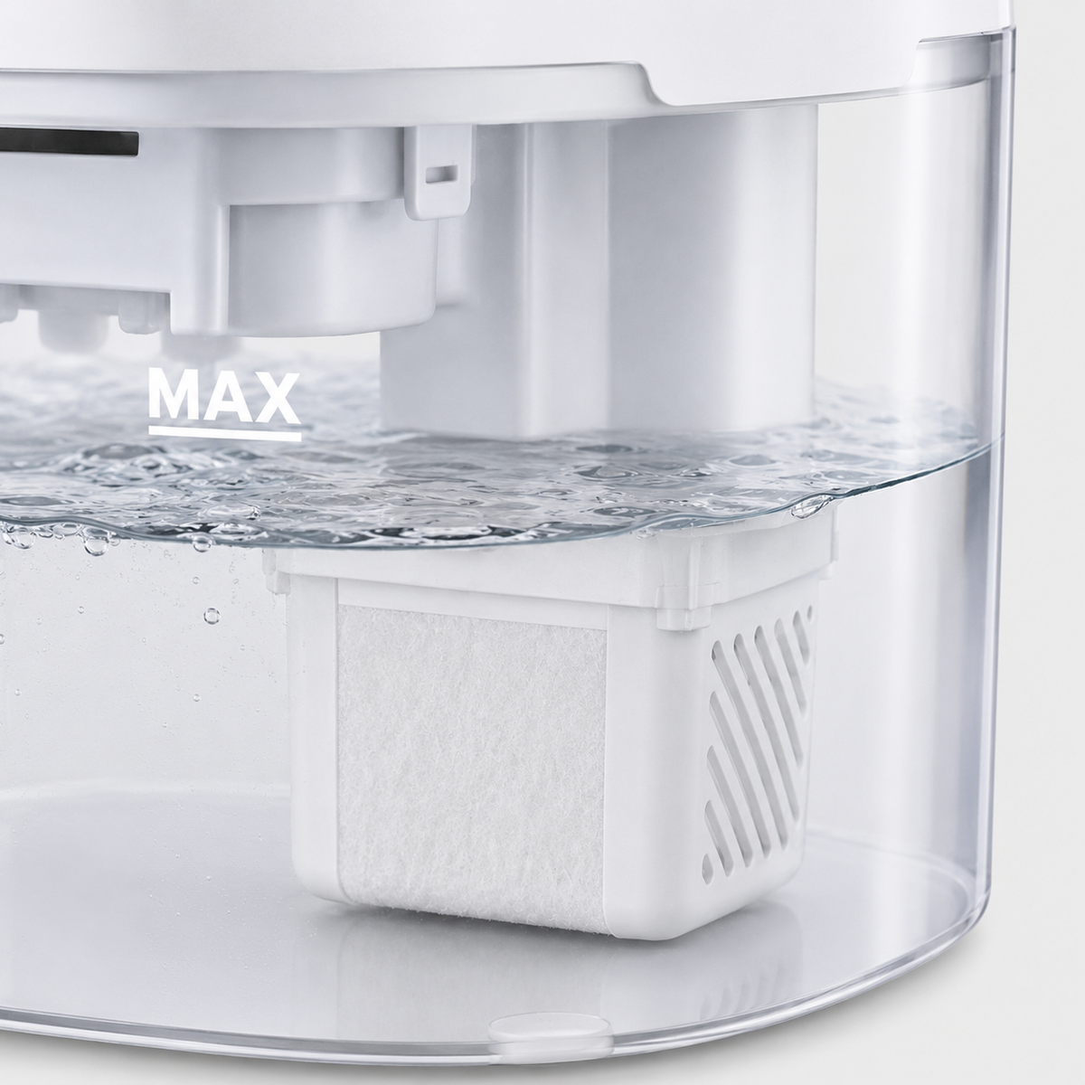 Fontaine à Eau Transparente et Intelligente 1,5L